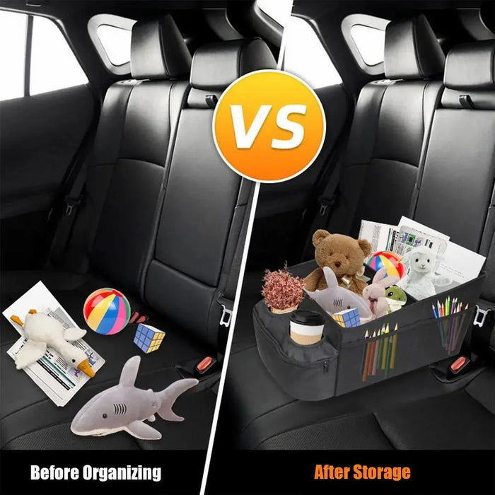 Multi Pocket Car Trunk Organizer Large Capacity Foldable 600D Oxford Fabric Storage Box - 5