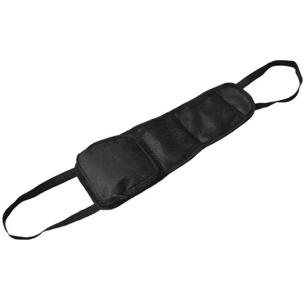 Car Seat Side Storage Organizer Waterproof Multi-Pocket Hanging Bag for Map Water Bottle Umbrella - 1