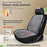 12-24V Car Seat Heater Cushion 3 Gears Adjustable Single Seat Winter Warming Pad for Vehicle - Grey - 5