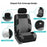 9Pcs Car Seat Covers Full Set Automotive 5-Seats Front Rear Covers Headrest Protectors - Grey - 5