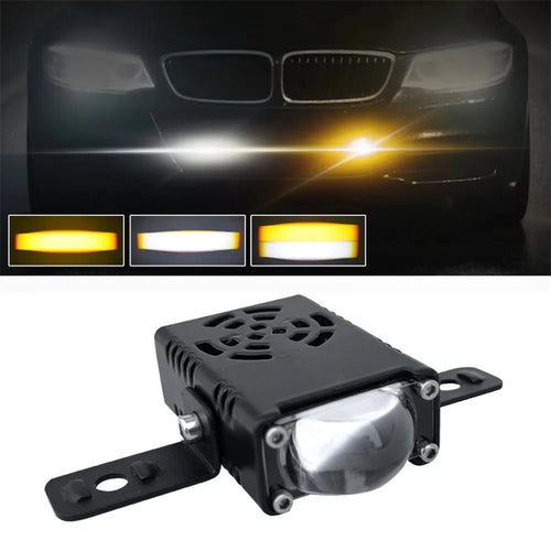 Car LED Spotlight IP67 Waterproof Yellow and White Light High Low Beam Lamp for Truck / SUV / ATV - 1