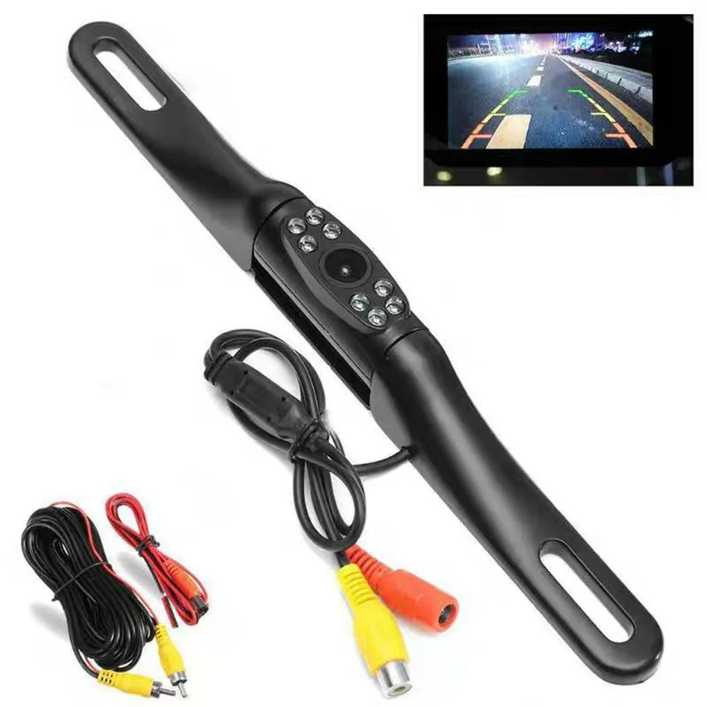 License Plate Frame Car Camera HD Infrared Night Vision Rear View Reversing Camera for Sedan SUV Truck RV - 1