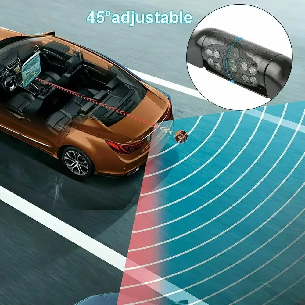 License Plate Frame Car Camera HD Infrared Night Vision Rear View Reversing Camera for Sedan SUV Truck RV - 6