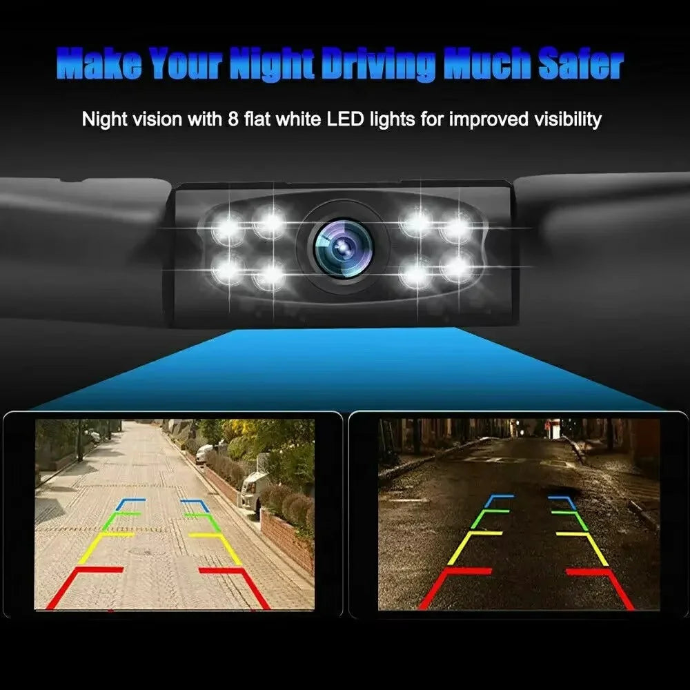 License Plate Frame Car Camera HD Infrared Night Vision Rear View Reversing Camera for Sedan SUV Truck RV - 7