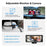 6.8 Inch Car Baby Monitor 360 Degree Rotation Dual Camera 8 LEDs Full Color HD Infrared Night Vision Cam - 5