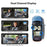 6.8 Inch Car Baby Monitor 360 Degree Rotation Dual Camera 8 LEDs Full Color HD Infrared Night Vision Cam - 6