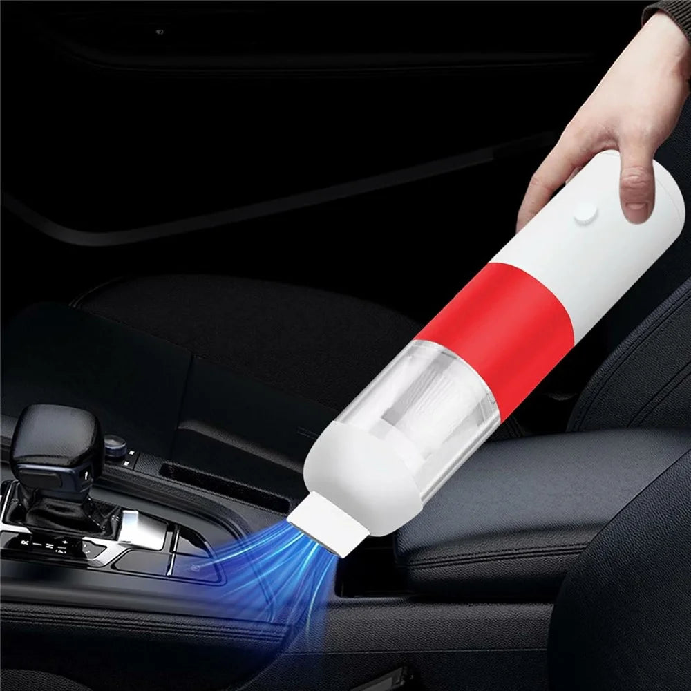 4000PA Strong Suction Wireless Car Vacuum Cleaner Low Noise Handheld Portable Dust Buster - Black - 7