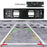 European License Plate Frame with 4-LED Night Vision AHD 1080P Wide Angle Car Rear View Camera for Reverse Parking - 2