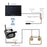 7 Inch Wireless Backup Camera System for Bus IP67 Waterproof Rear View Night Vision LCD Monitor - 5