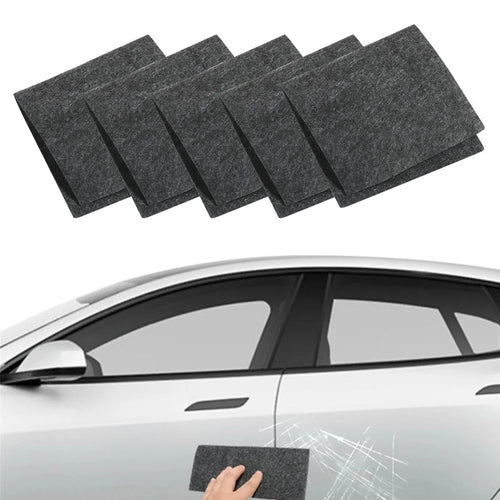 5Pcs 10 x 20cm Multifunction Nano-fiber Car Scratch Repair Cloth for Polishing Stain Removal - 1