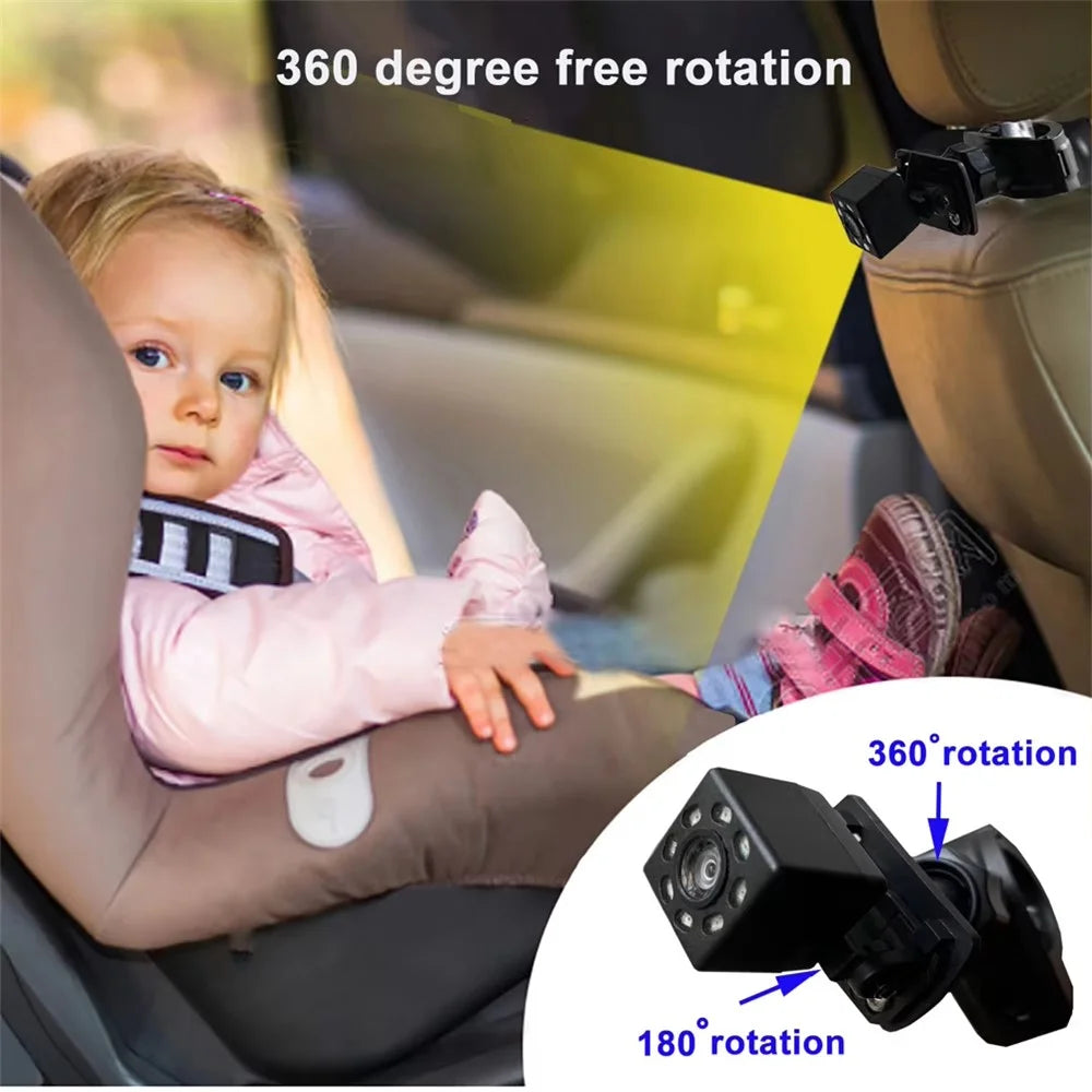 Foldable 4.3 Inch Screen HD 1080P Baby Car Rearview Monitor with Wide Angle Infrared Night Vision Camera - 3