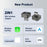 M4 2 in 1 Bluetooth-compatible 5.4 AI Box for CarPlay  /  Android Auto Wired to Wireless Car Adapter - 2