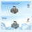 M4 2 in 1 Bluetooth-compatible 5.4 AI Box for CarPlay  /  Android Auto Wired to Wireless Car Adapter - 7