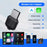 M25 2 in 1 For CarPlay  /  Android Auto Wired to Wireless Car Adapter Bluetooth-compatible 5.4 AI Box USB Dongle - 4