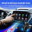 M26 2 in 1 For CarPlay  /  Android Auto Wired to Wireless Car Adapter 5.8G / 2.4G Dual Band WiFi Bluetooth-compatible USB Dongle - 3