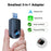 M27 2 in 1 Plug and Play USB AI Box for CarPlay  /  Android Auto Wired to Wireless Car Adapter - 2