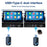 M27 2 in 1 Plug and Play USB AI Box for CarPlay  /  Android Auto Wired to Wireless Car Adapter - 5