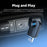 M27 2 in 1 Plug and Play USB AI Box for CarPlay  /  Android Auto Wired to Wireless Car Adapter - 6