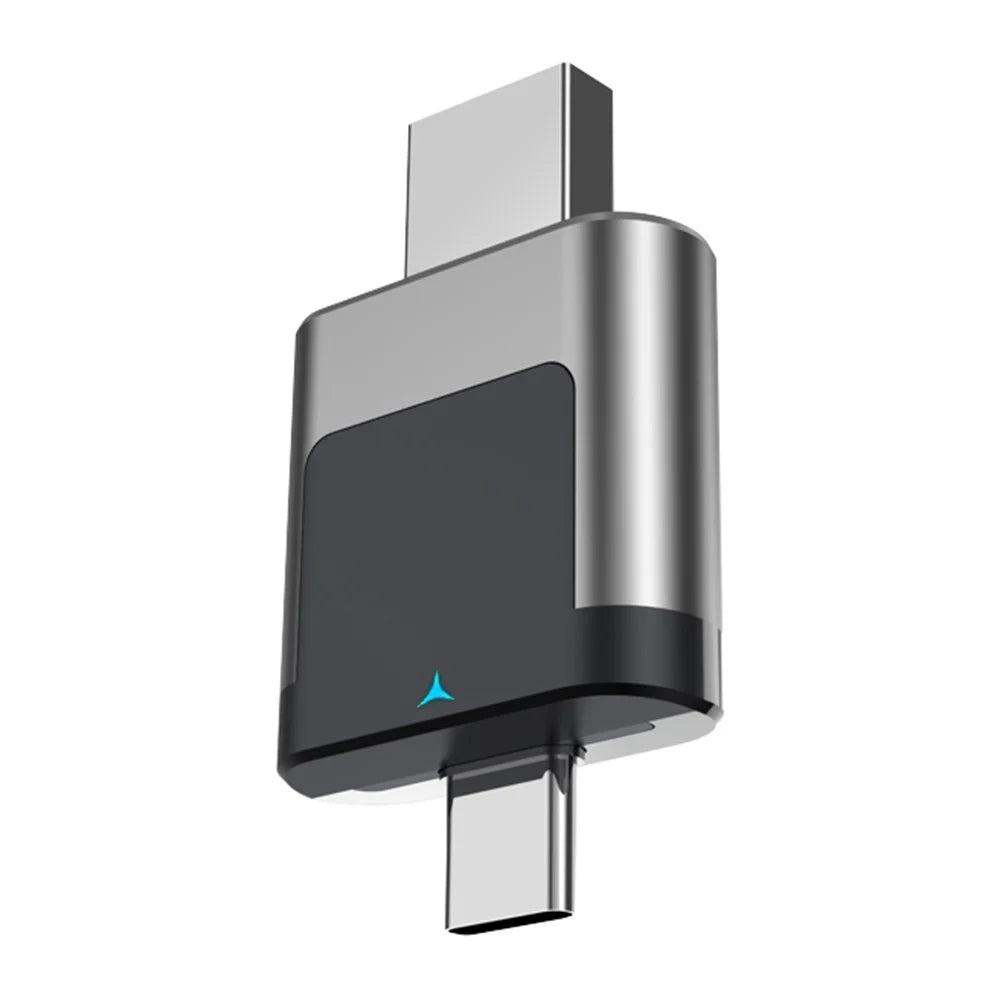 M28 2 in 1 Type C + USB Wireless CarPlay AI Box Android Auto Wired to Wireless Car Adapter - 1