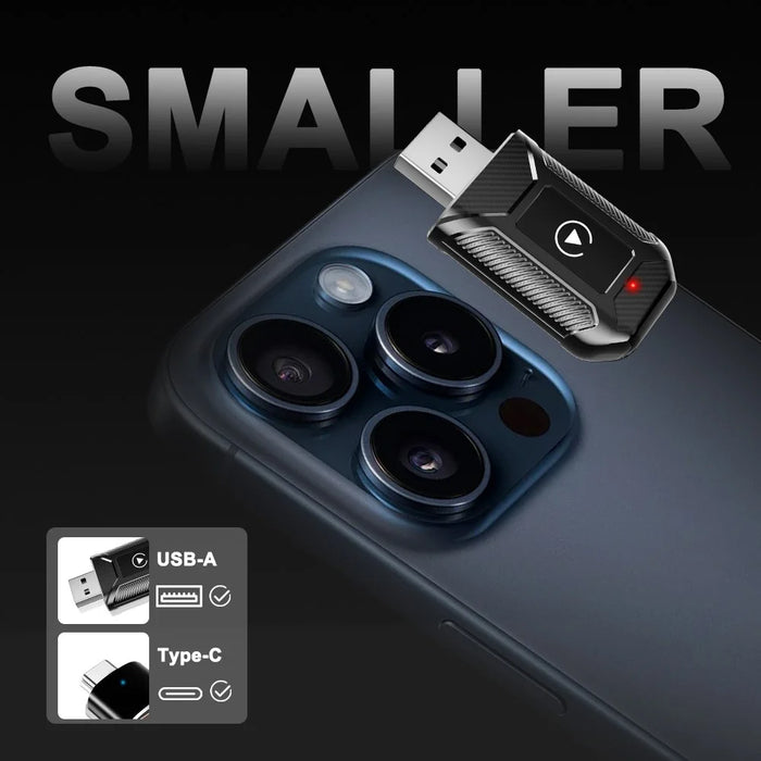 M30 2 in 1 AI Box Wireless Car Adapter for CarPlay  /  Android Auto Upgrade Compatible with Built-in CarPlay  /  Android Auto Vehicles - 4