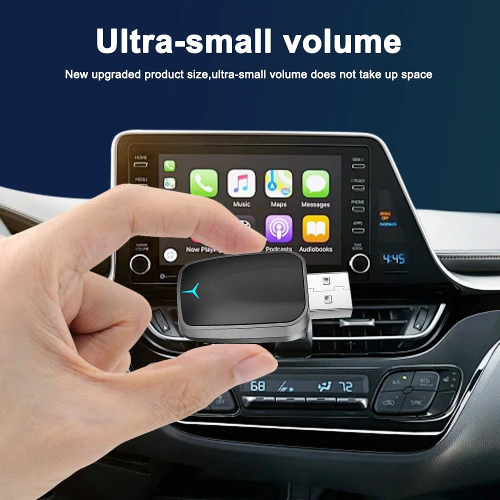 M34 2 in 1 AI Box Wireless Car Adapter for Upgrading Wired CarPlay  /  Android Auto to Wireless Compatible With Built-in CarPlay  /  Android Auto Vehicles - 5