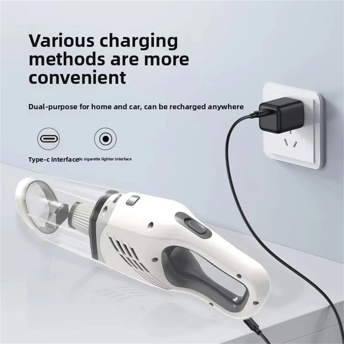 12000Pa Powerful Suction Wireless Brushless Vacuum Cleaner for Car and Home Cleaning Machine - 3