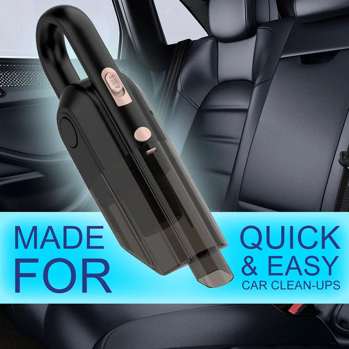 Portable 12000Pa Vacuum Cleaner for Car Home Strong Suction Cordless Handheld Cleaning Machine - 3