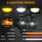 M15 2Pcs Motorcycle Auxiliary Lamp IP68 Waterproof High Brightness Aluminum Alloy DRL LED Spotlight - 4