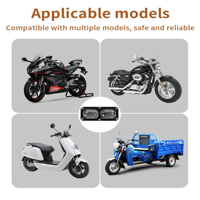 V72 2-LED Motorcycle Fog Light High Power Waterproof LED Headlight for Off-Road Truck SUV - 5