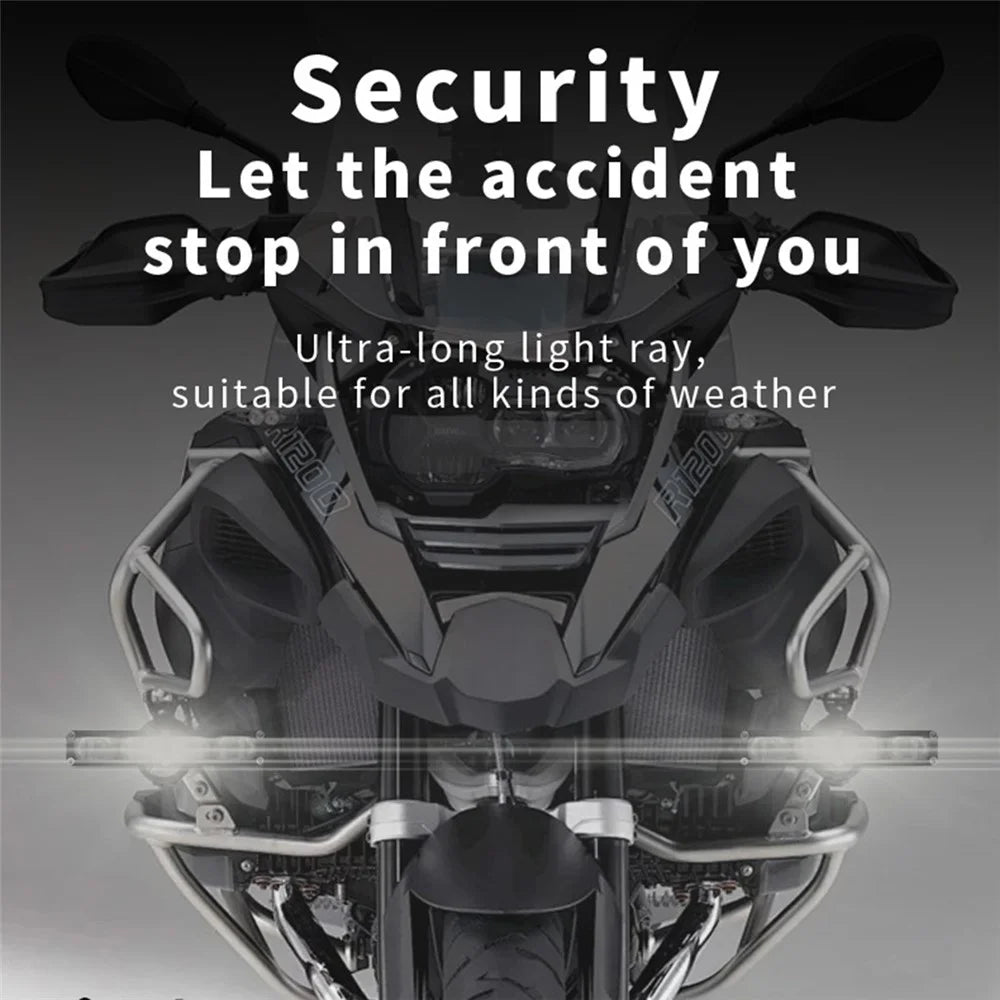 V81 4-LED Motorcycle Fog Light High Power Waterproof LED Headlight for Off-Road Truck SUV - 6