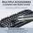 Portable Car Vacuum Cleaner 16000Pa High Suction Handheld Cordless Vacuum Blower for Auto / Home Cleaning - Grey - 2