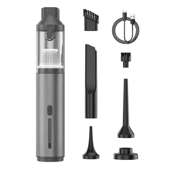 Portable Car Vacuum Cleaner 16000Pa High Suction Handheld Cordless Vacuum Blower for Auto / Home Cleaning - Grey - 7