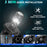 N1 For H4 High Power LED Headlight Bulb Dual Copper Tube Mini Lens 65W 6500LM 6000K CSP Chip - 7