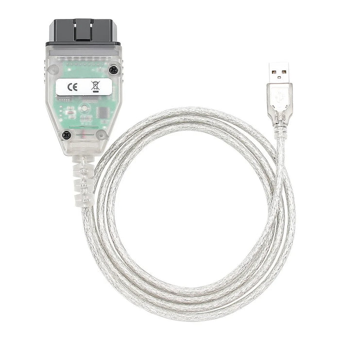 K + DCAN K-CAN FTDI Chip for E60 / E61 / E83 / E81 / E87 OBD2 Auto Car Diagnostic Tool OBD 2 Scanner USB Interface Cable - White - 2