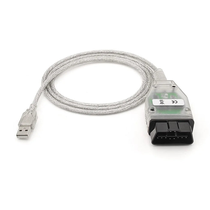 K + DCAN K-CAN FTDI Chip for E60 / E61 / E83 / E81 / E87 OBD2 Auto Car Diagnostic Tool OBD 2 Scanner USB Interface Cable - White - 3
