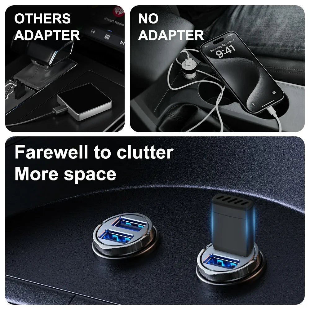 CP022 Wireless CarPlay Adapter Android Auto Converter Wired to Wireless Car Play Dongle Plug Play USB Adapter - 5
