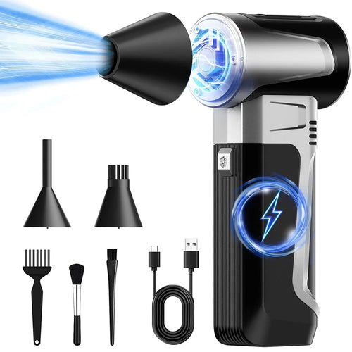 160000 RPM Handheld Turbo Fan High Speed Brushless Motor Dust Blower Wireless Portable Fan for Home Outdoor - 1