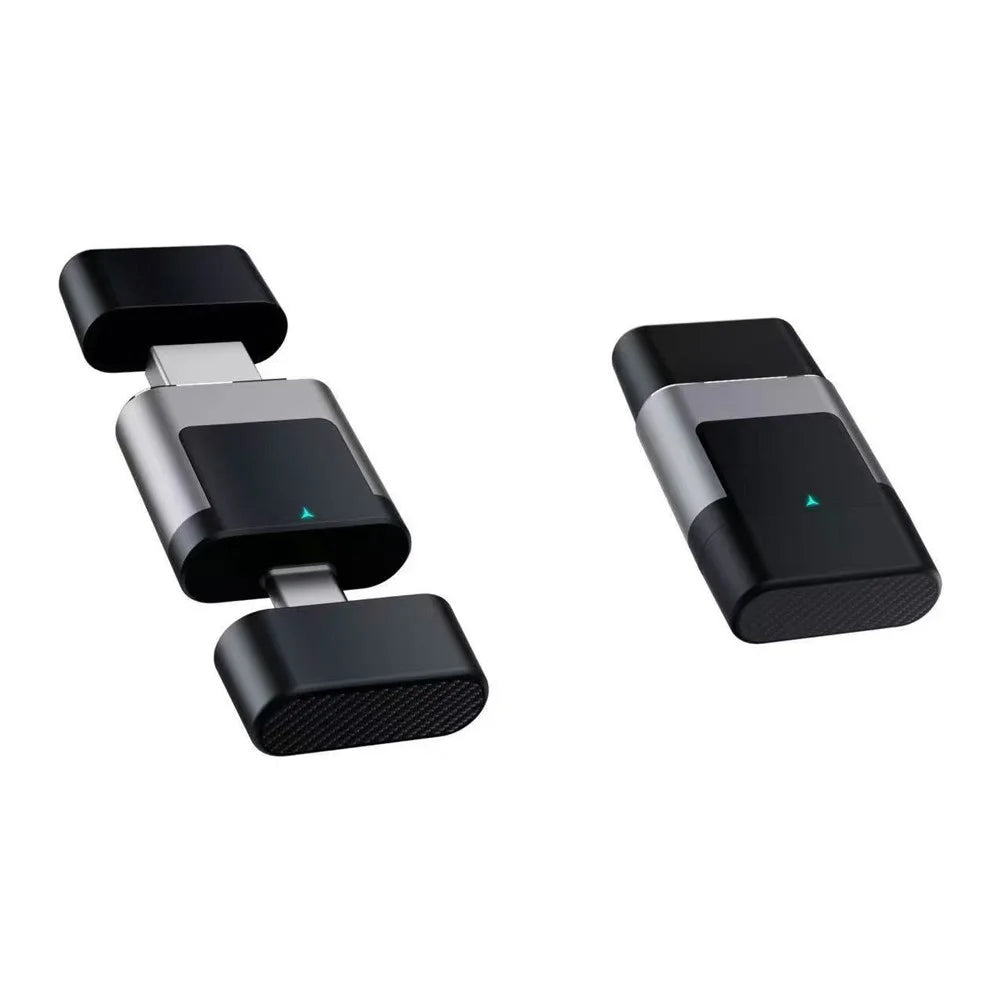 306AC 2 in 1 USB + Type-C Wireless CarPlay Android Auto Adapter for iPhone  /  Android Phones Wired to Wireless Dongle - 2
