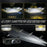 M5 90W High Power Car Grille Light High Low Beam IP68 Waterproof Triple Lens LED Spotlight - 4