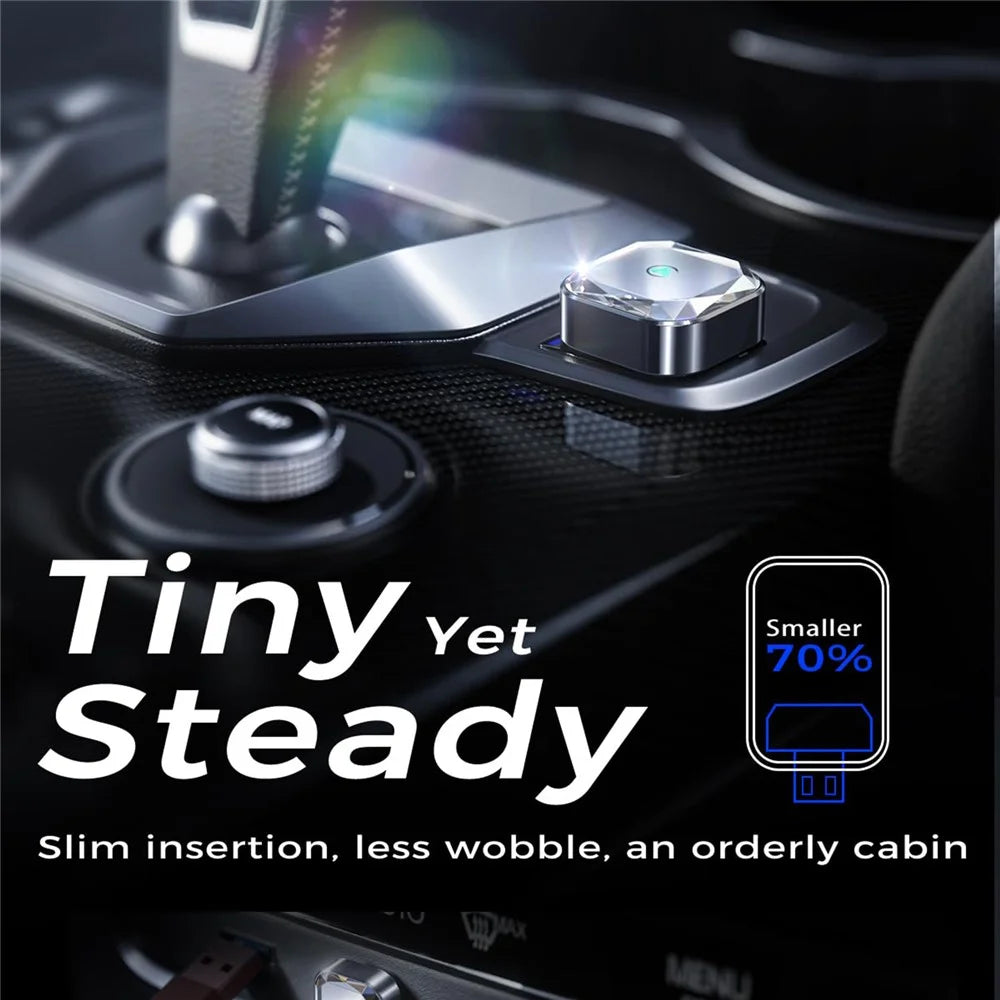 2 in 1 Wireless CarPlay and Android Auto Adapter Wired to Wireless Converter Built-in Wired Car Play / Android Auto - 4