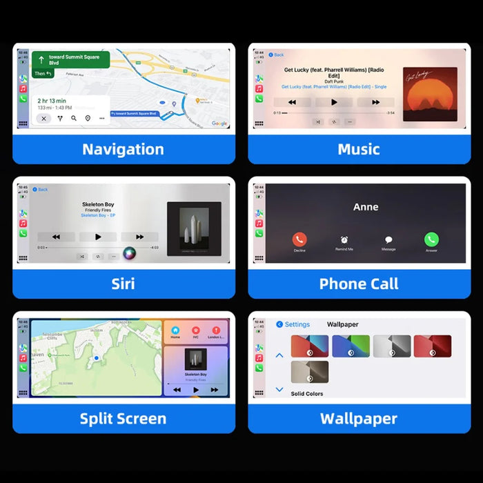 M68 2 in 1 AI Box Wireless Car Adapter for Car Play  /  Android Auto Vehicles Wired to Wireless Converter - 5