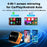 M71 4 in 1 Smart Screen Mirroring Adapter AirPlay  /  Miracast for Vehicles Car Play  /  Android Auto Wired to Wireless Converter - Orange - 5