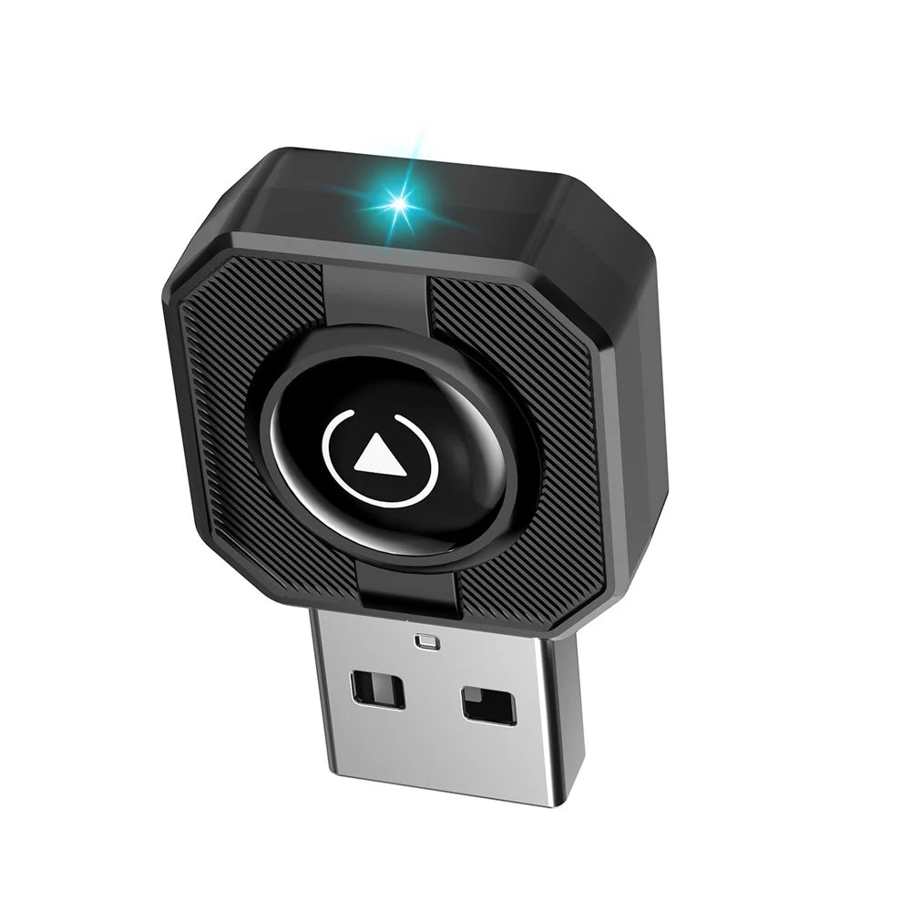 M32 2 in 1 AI Box Wireless Car Adapter for Car Play / Android Auto Vehicles Wired to Wireless Converter - Black - 6