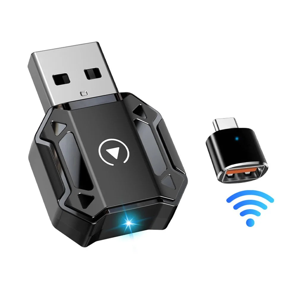 M36 2 in 1 Ai Box Wireless Car Adapter Car Play  /  Android Auto Wired to Wireless Converter for Vehicles - 1