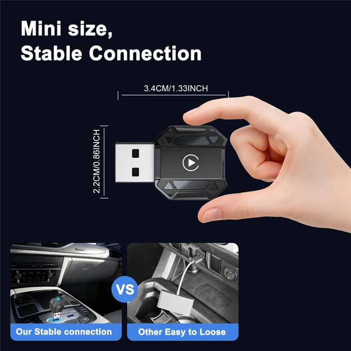 M36 2 in 1 Ai Box Wireless Car Adapter Car Play  /  Android Auto Wired to Wireless Converter for Vehicles - 4