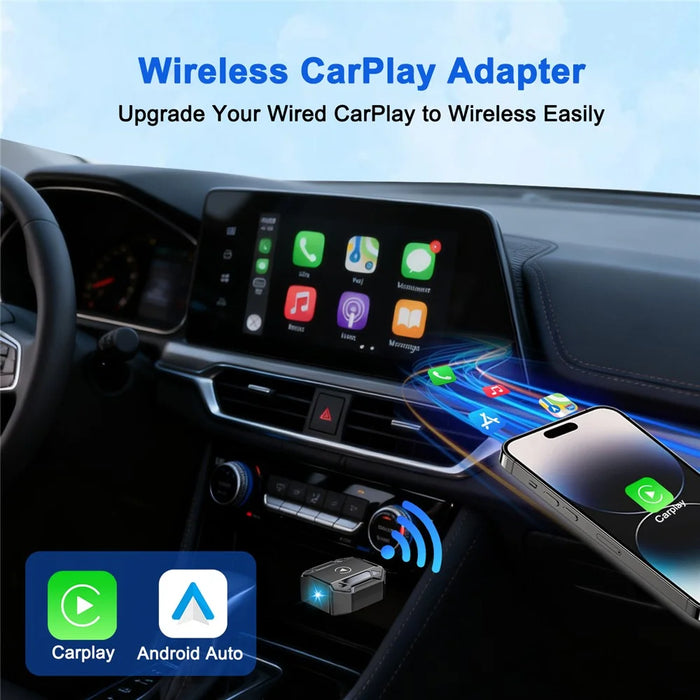 M36 2 in 1 Ai Box Wireless Car Adapter Car Play  /  Android Auto Wired to Wireless Converter for Vehicles - 5