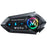 Y12 Pro Motorcycle Helmet Intercom Headset Wireless Hands-Free Earphones Hard Microphone for Riding - Black - 1