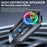 Y12 Pro Motorcycle Helmet Intercom Headset Wireless Hands-Free Earphones Hard Microphone for Riding - Black - 2