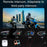 Y12 Pro Motorcycle Helmet Intercom Headset Wireless Hands-Free Earphones Hard Microphone for Riding - Black - 4