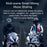 Y12 Pro Motorcycle Helmet Intercom Headset Wireless Hands-Free Earphones Hard Microphone for Riding - Black - 5